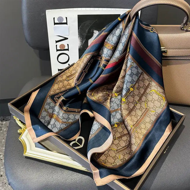 Polka Dot Cashew Color Matching Scarf Female Stylish Thin Sunscreen Scarf Zc 266 Khaki - Shop at LoveMi