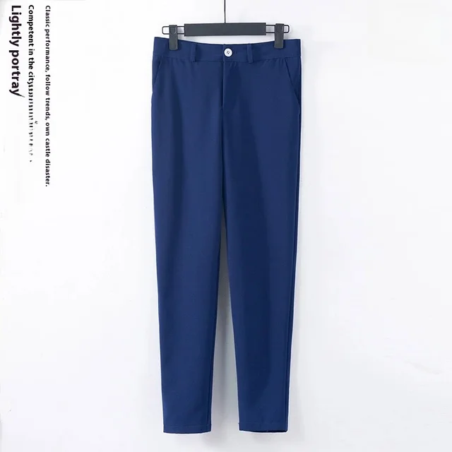 Casual Jacket Formal Wear Professional Blue Suit Blue Pants - Shop at LoveMi