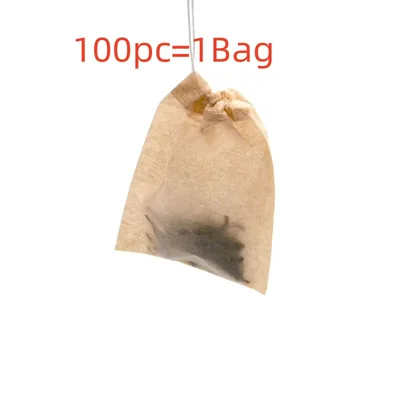 Tea Bags Disposable Filter Paper Drawing Line Tea Filtration Teabag Brown - Shop at LoveMi