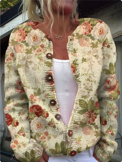 3D Digital Printing Cardigan Coat Outerwear Women Jlkswtsx4767 - Shop at LoveMi