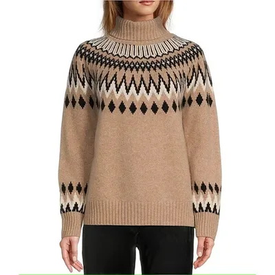 Fall And Winter Inner Wear Knitted Sweater Brown - Shop at LoveMi