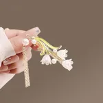 Colored Glaze Lily Barrettes