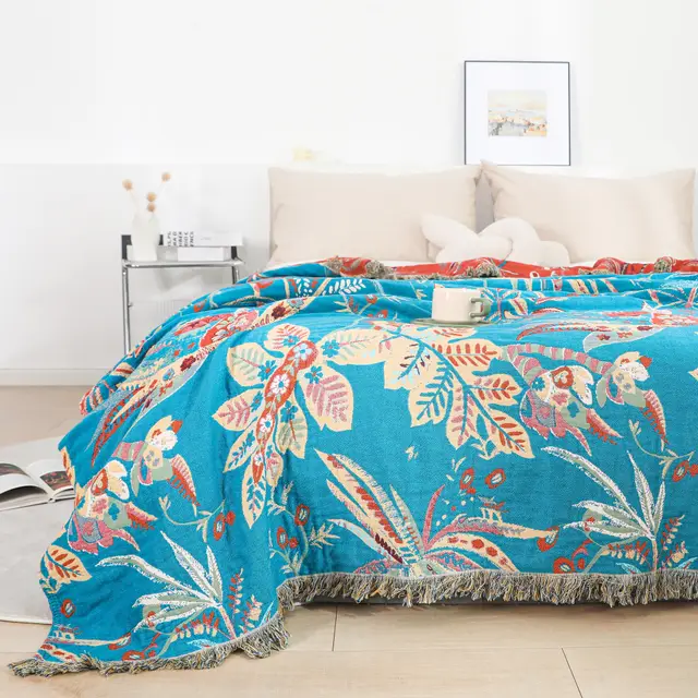 Nap Comfortable Airable Cover Multifunctional Blanket Field Blue - Shop at LoveMi