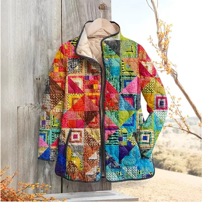 Women's Printed Fall Winter Coat Color Xxl - Shop at LoveMi