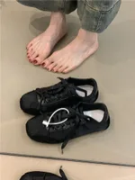 Girlish Style Bow White Sneaker Women - Black