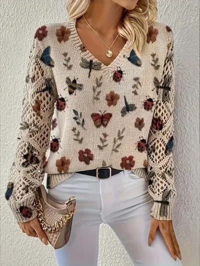 Pullover Long Sleeve Spring And Autumn Sweater Vt213 - Shop at LoveMi