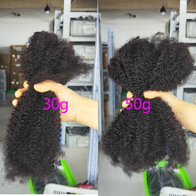 African 4C Hair Crochet Human Weaving Natural Color Fashion 30G - Shop at LoveMi