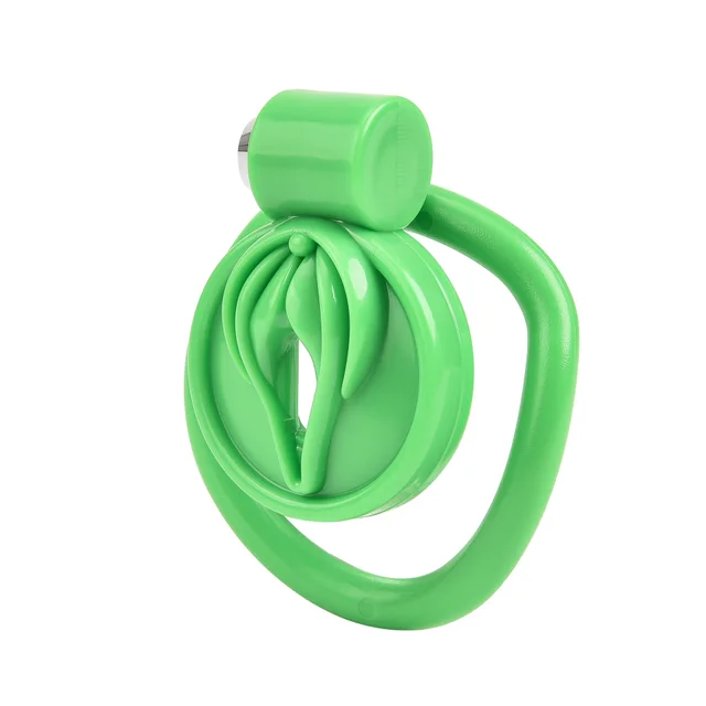 Luminous Pot Cover Bird Cage Fake Mother Negative Number Chastity Lock Toy Green - Shop at LoveMi