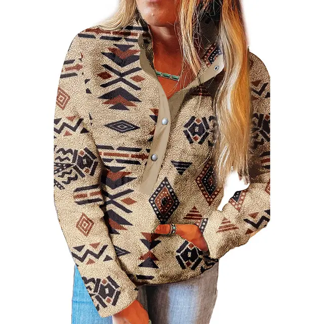 Autumn And Winter New Warm Loose Long Sleeve Top Women Lc25319706P1522 Style - Shop at LoveMi