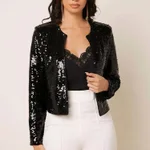 Black Large Sequins