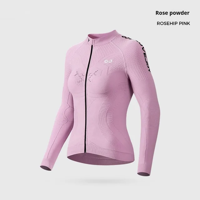 Cycling Clothing Long sleeved Women's High end Top Female Pink - Shop at LoveMi