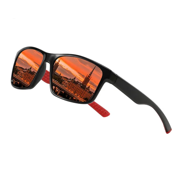 Men's And Women's Outdoor Polarized Sunglasses Sports Red Film - Shop at LoveMi