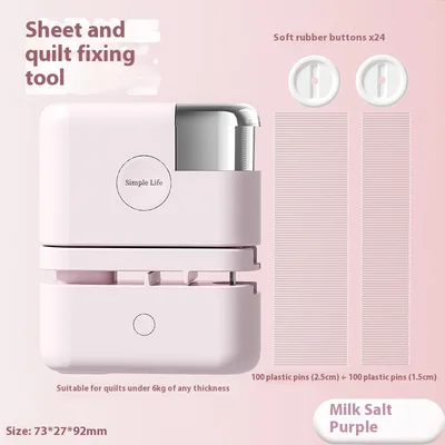 Household Duvet Bed Sheet Removable Stapler type Holder Purple - Shop at LoveMi