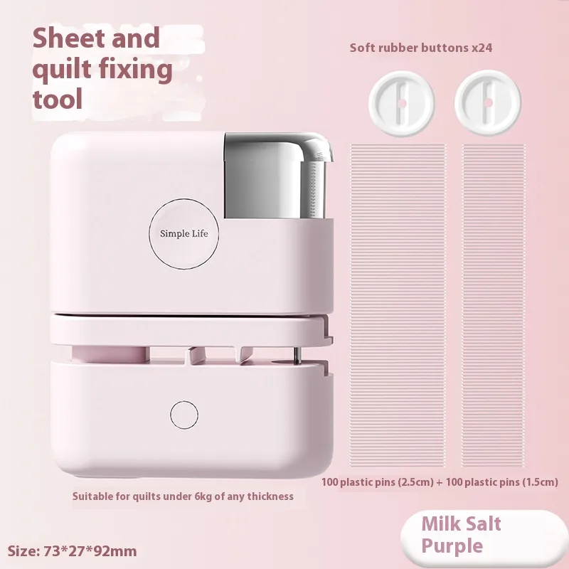 Household Duvet Bed Sheet Removable Stapler type Holder Purple - Shop at LoveMi