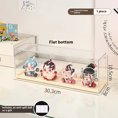 Handmade Building Blocks Acrylic Storage Box Custard - Shop at LoveMi