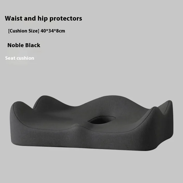 Memory Foam Mat Car Seat Cushion Office Sitting Chair Cushion Black - Shop at LoveMi