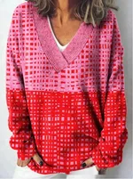 Female 3D Animal Pattern Printing Casual Sweatshirt - 4 Models E073-Xl