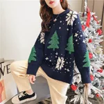 Ins Super Hot Loose And Lazy Style Top - Navy Blue