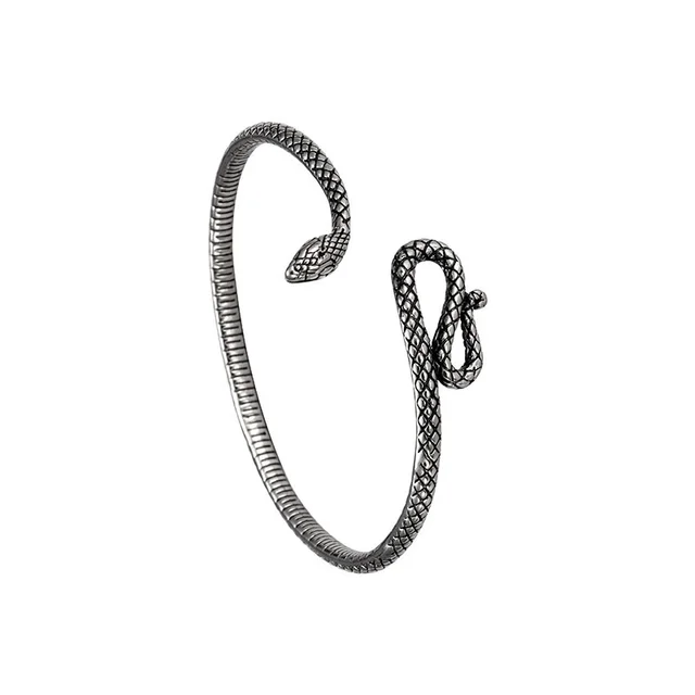 Ins Trendy Trending Creative Cold Style Bracelet Snake Bracelet Antique Silver - Shop at LoveMi