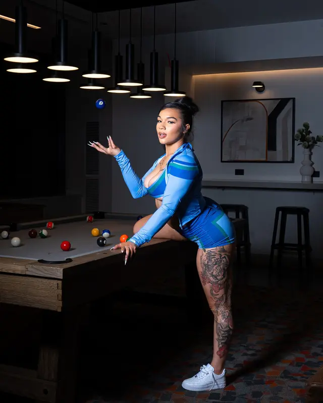 Women's Color Matching Bikini Shorts Top Three piece Suit Blue - Shop at LoveMi