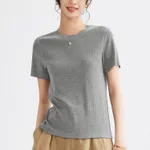 Melange Gray Round Neck
