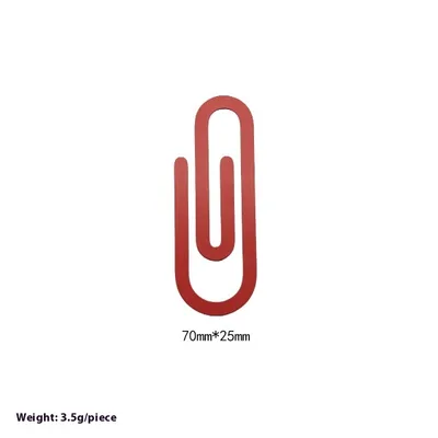 Cute Color Squashed Large Clip Red - Shop at LoveMi