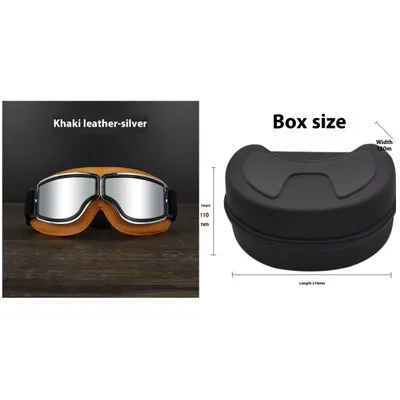 Portable Mirror Motorcycle Zipper Storage Glasses Case Large Set4 - Shop at LoveMi