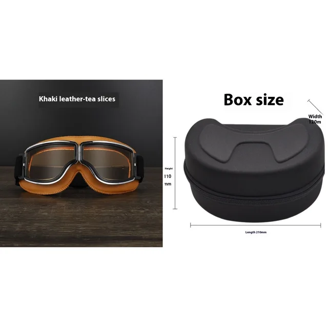 Portable Mirror Motorcycle Zipper Storage Glasses Case Large Set7 - Shop at LoveMi