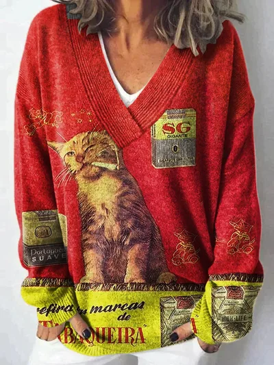 Loose And Lazy Style Soft Glutinous Pullover Women's Top Bj20055646365 - Shop at LoveMi