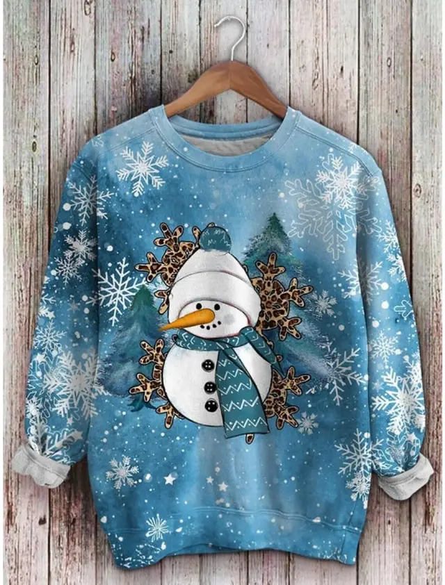 Casual Round Neck Long sleeved Sweater For Daily Use 3V5Yy7X - Shop at LoveMi