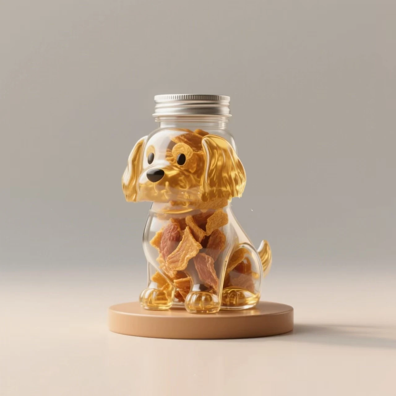 Custom Pet Treat Jars Snack Jars - Type D