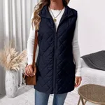 Women's New Pure Color Cotton Clothing - Blue