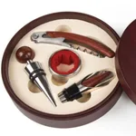 Wood Grain Round Box Rosewood