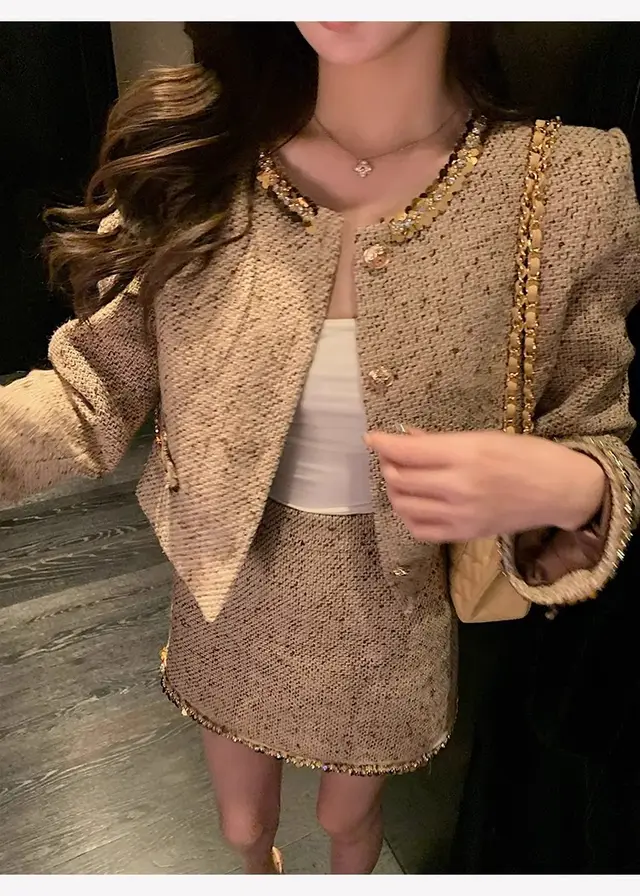 Women's Autumn And Winter Sheath Skirt Two piece Set Skirt - Shop at LoveMi