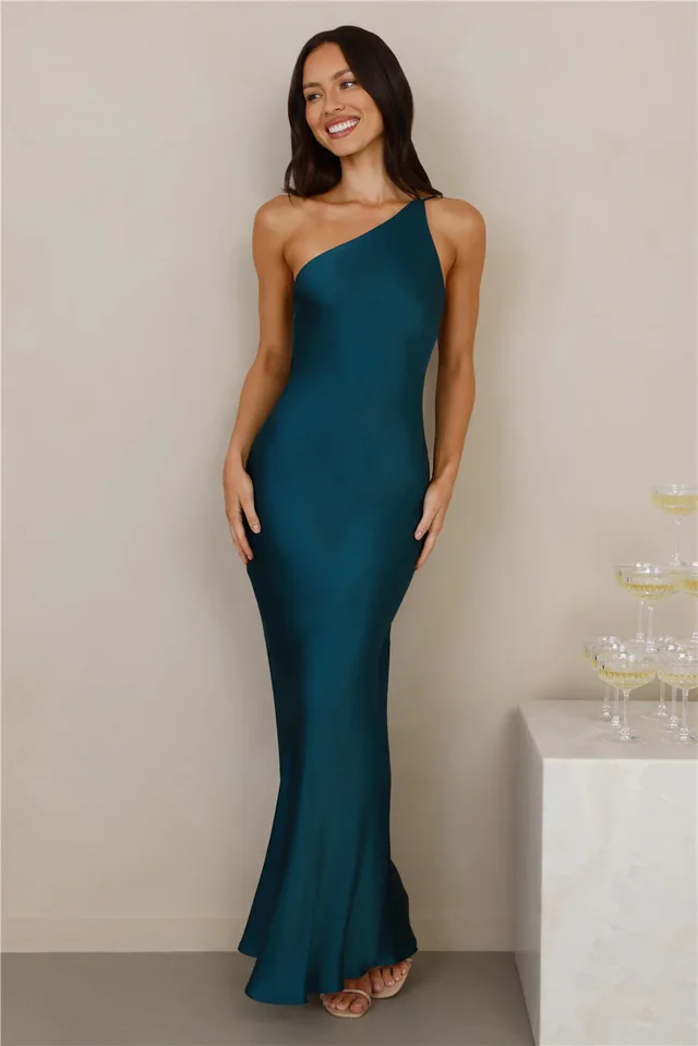 Long Backless Lace Up Slim Fit Women's Dress Navy Blue - Shop at LoveMi