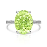 White Gold Color Apple Green