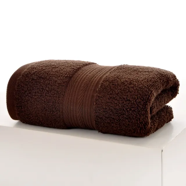 Household Pure Color All matching Cotton Towel Brown - Shop at LoveMi