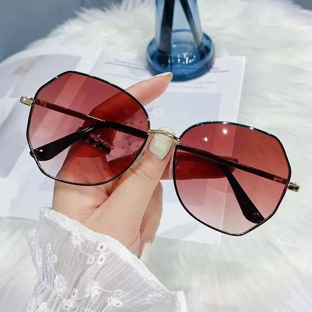 Women's Sunglasses Sun Shade Polarized Sun Glasses Red Gradient Polarized - Shop at LoveMi