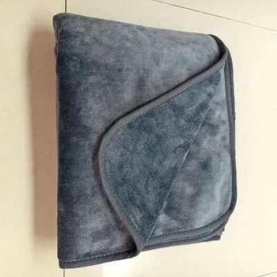 Double sided Flannel Blanket Pet Blanket Couple Waterproof Supplies Gray Double Flannel - Shop at LoveMi