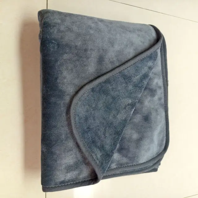 Double sided Flannel Blanket Pet Blanket Couple Waterproof Supplies Gray Double Flannel - Shop at LoveMi