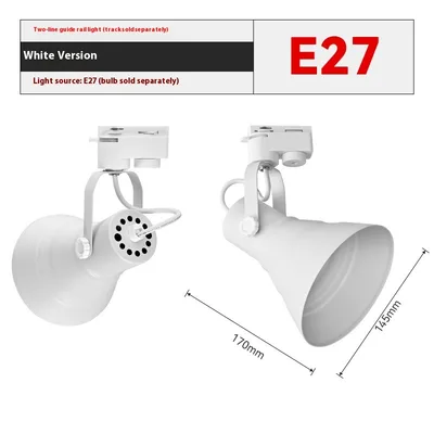 PAR38 Track Spotlight Lamp Holder Track Light Universal Swing Lampshade Four Lines - Shop at LoveMi