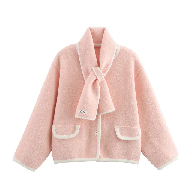 Coat Long sleeved Women's Clothing Pink - Shop at LoveMi