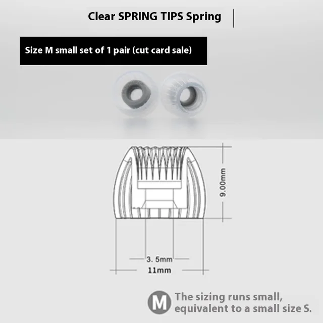 Multiple Options Available Silicone Earphone Earplug Sets M Number 1 Pair - Shop at LoveMi