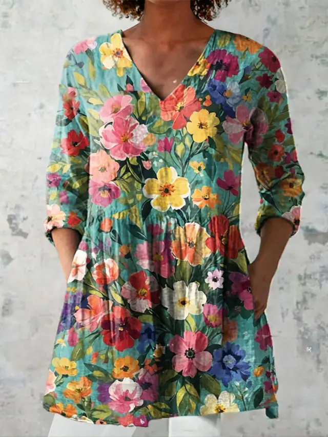 Female Creative Fish Pattern Vacation Style Dress Lyq40Wmvq0034 - Shop at LoveMi