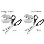Circular Triangular Teeth