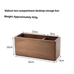 Black Walnut Wooden Storage Box Coffee Table Top Living Room - Walnut Storage Box