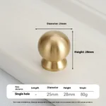6642 Single Hole Brushed Gold