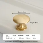 6681 Single Hole Brushed Gold