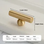 8891 Single Hole Brushed Gold