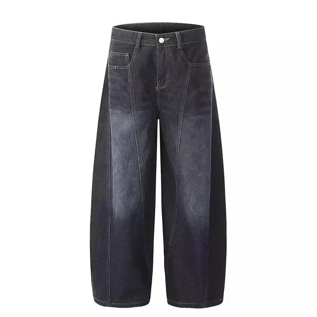 Women's American style High Waist Machete Jeans Dark Blue - Shop at LoveMi